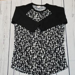 women's baseball tee Lula Roe Randy XL